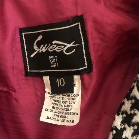 Houndstooth Suit Bohemian Embroidered Tops Bundle - Picture 9 of 16